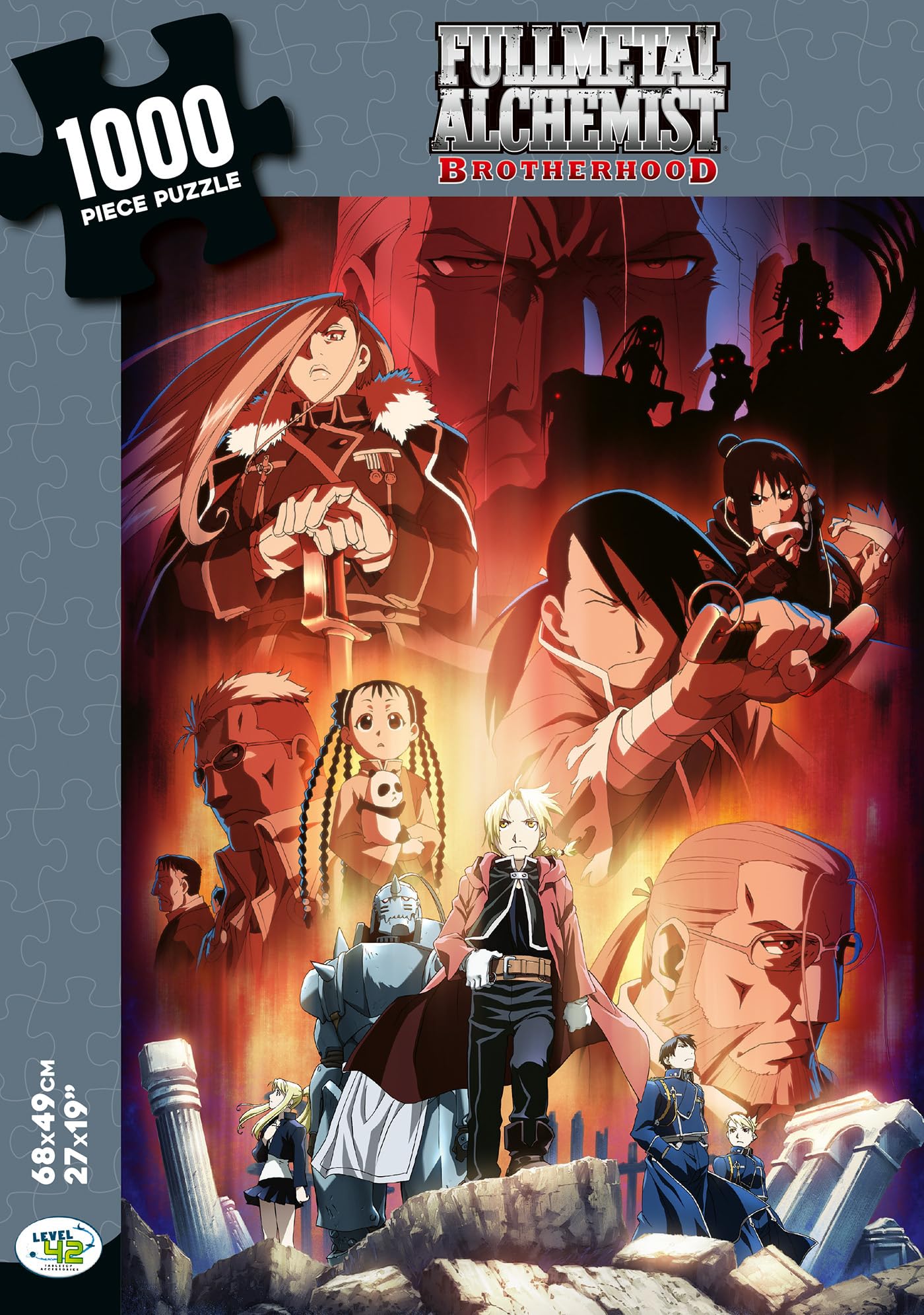 Fullmetal Alchemist Brotherhood puzzle 1000 pièces: Collectif