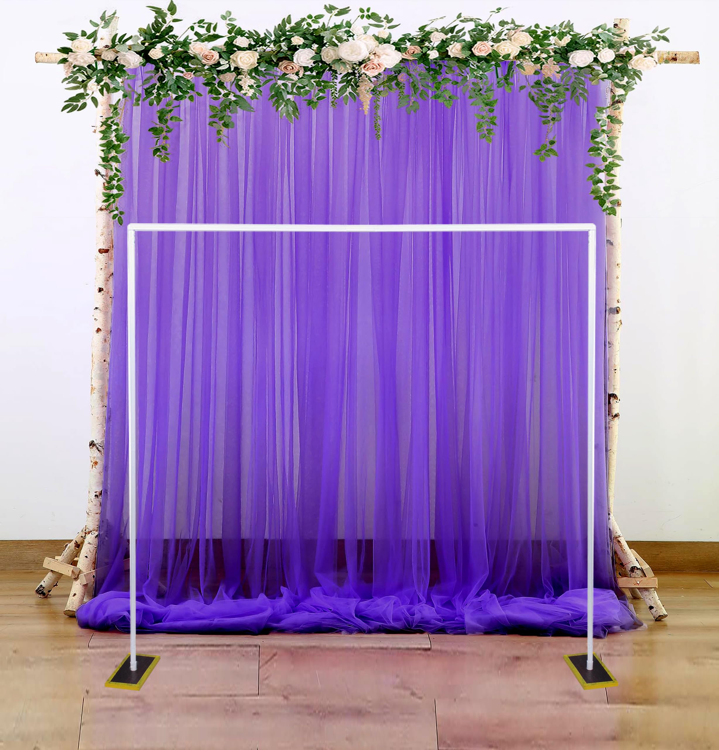 B J Creation Rectangle Shape Balloon Decoration Backdrop Size 7Ft In Width & 6.2Ft in Height Suitable For Anniversary, Birthday, Baby Shower & All Types of Functions.-image-49