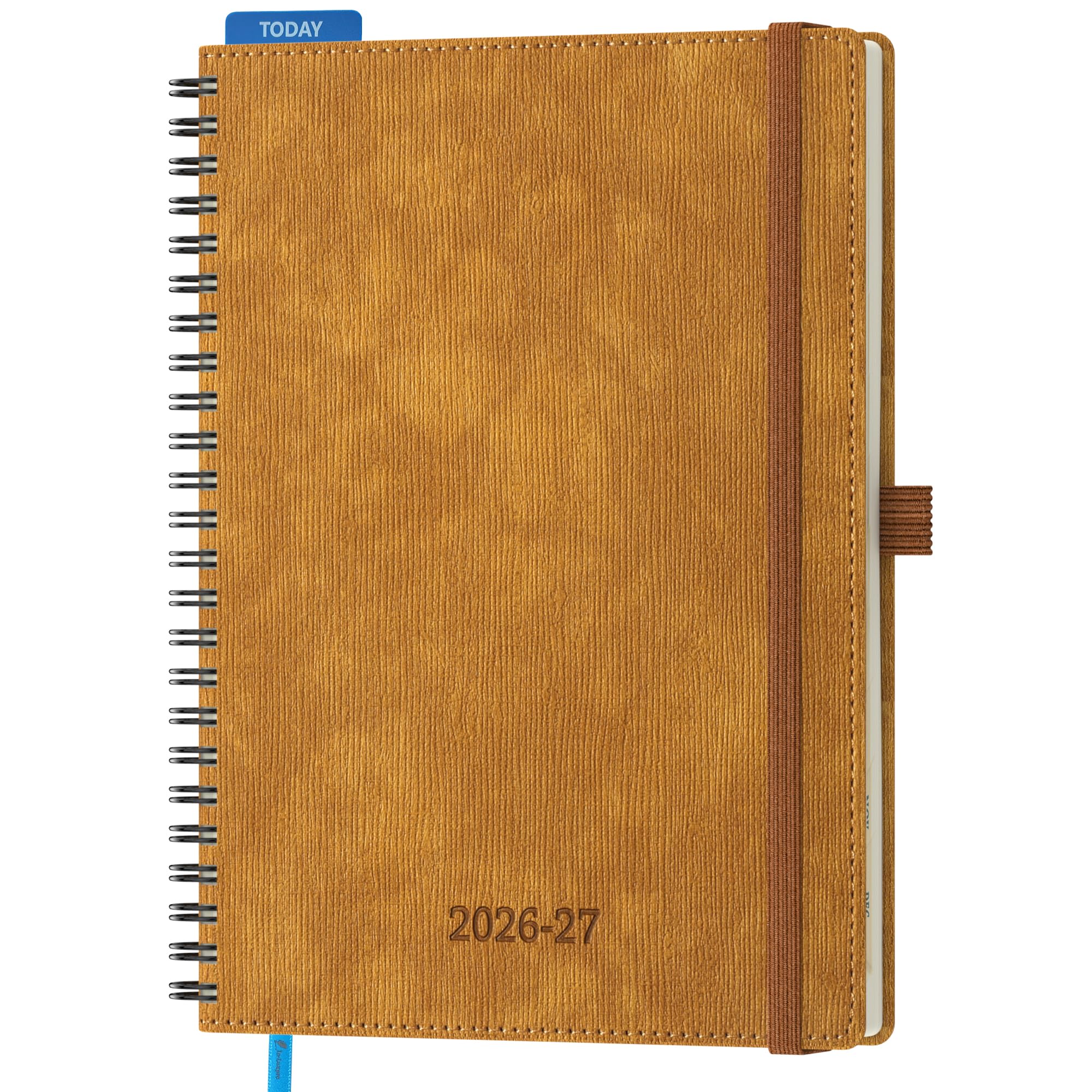 Kalender 2026 2027 Terminplaner/Wochenplaner A5 - Nachfüllbarer Ringbuch-Organizer (August-Juli