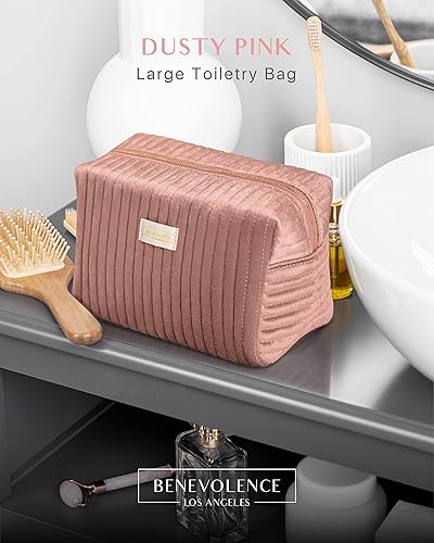 Miniatura 16 de Benevolence LA Neceser para mujer, neceser de viaje para cosméticos, maquillaje, artículos de tocador Neceser para viajes, bolsa de cosméticos