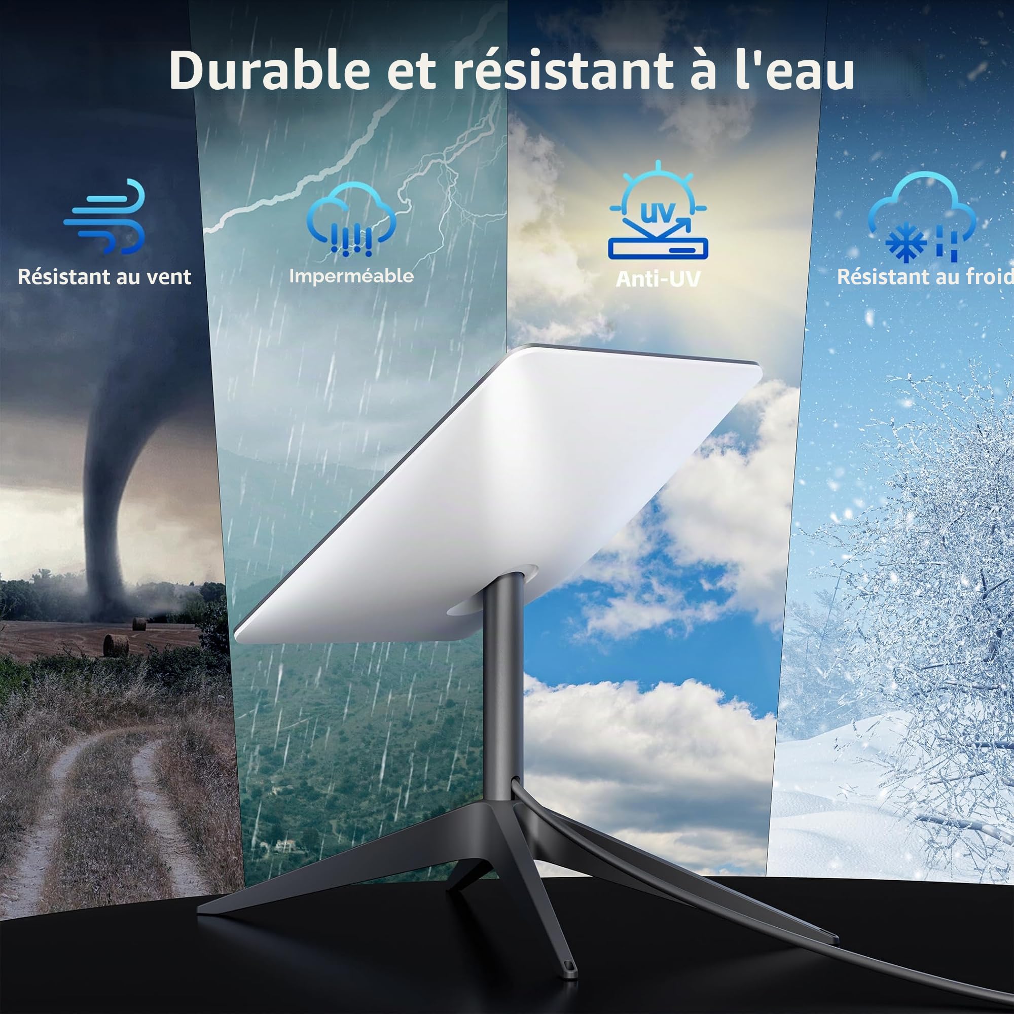 Hugener Câble Starlink Gen 2 de 10 m pour Starlink Gen 2/V2, câble d'extension Ethernet Starlink étanche