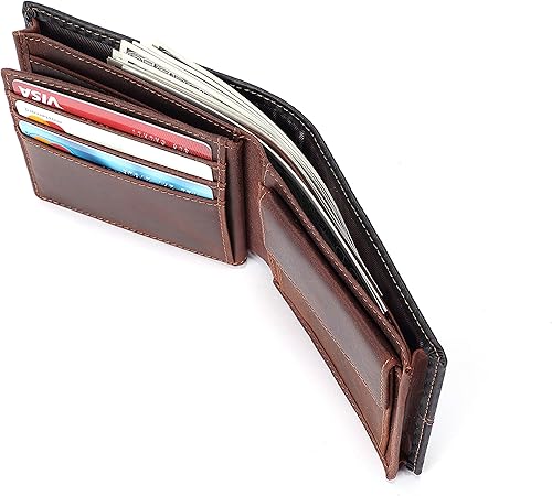 Miniatura 3 de Cartera de cuero personalizada grabada para hombre, para marido, novio, papá, hijo, cumpleaños, día del padre, Navidad, San Valentín, aniversario,