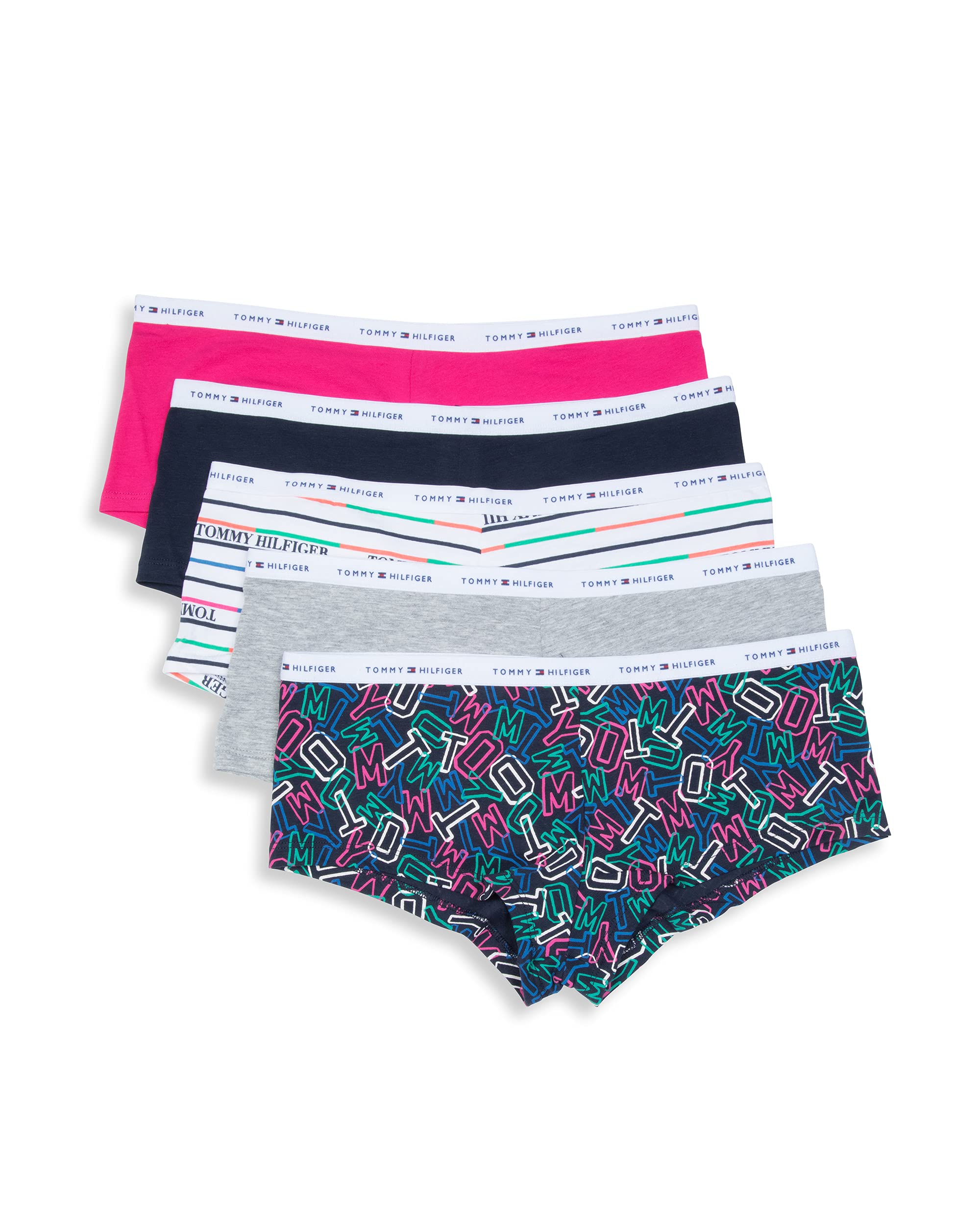 Tommy Hilfiger Womens Classic Cotton Boyshort Panties Pack
