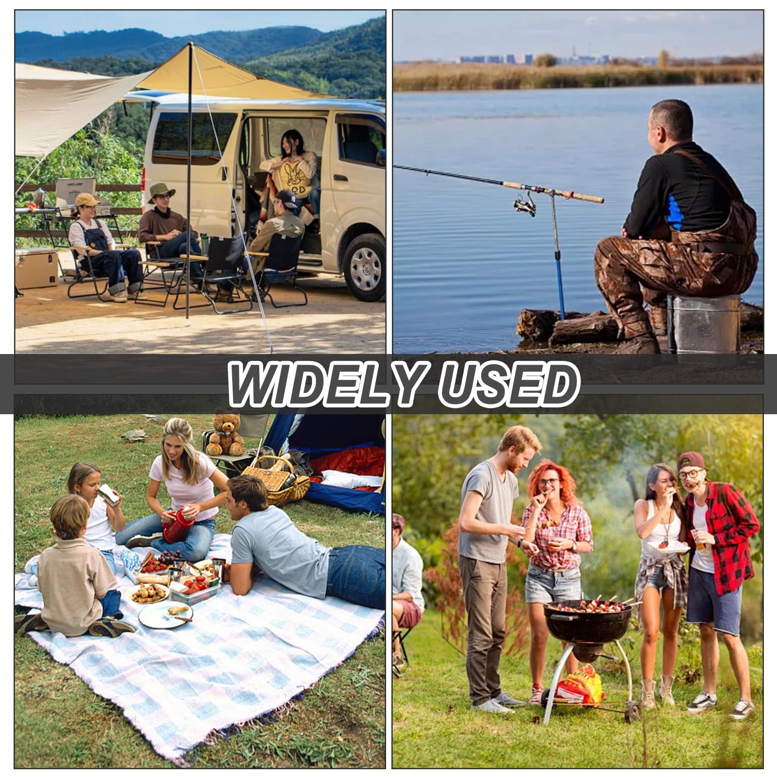 Toldo de coche, toldo trasero, 300 x 200 cm, toldo impermeable, tienda de campaña, para camping, techo solar, con protección UV, tienda de campaña para coches, todoterrenos, autocaravanas