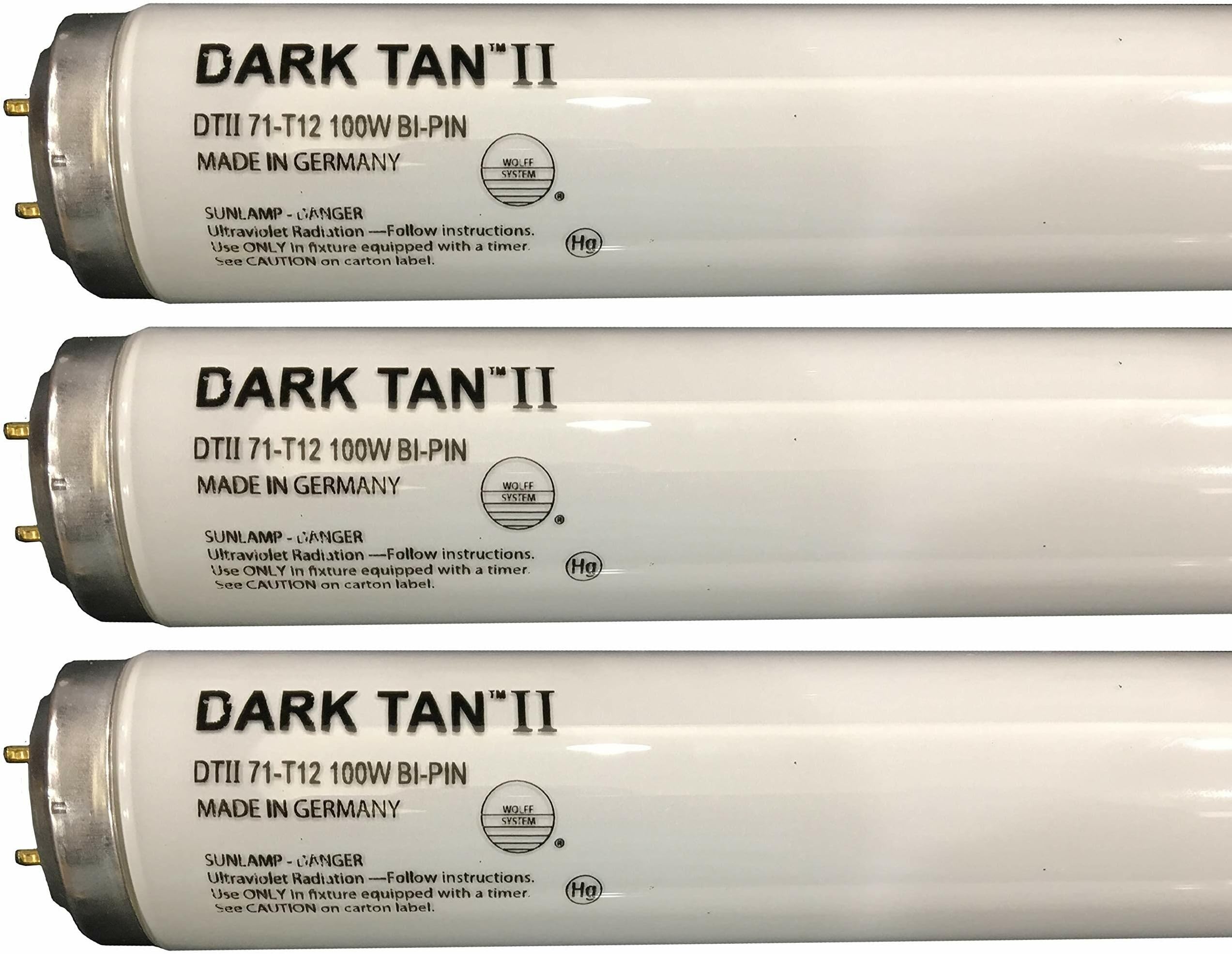 Wolff Dark Tan II F71 100W Bi Pin Tanning Lamp (12)