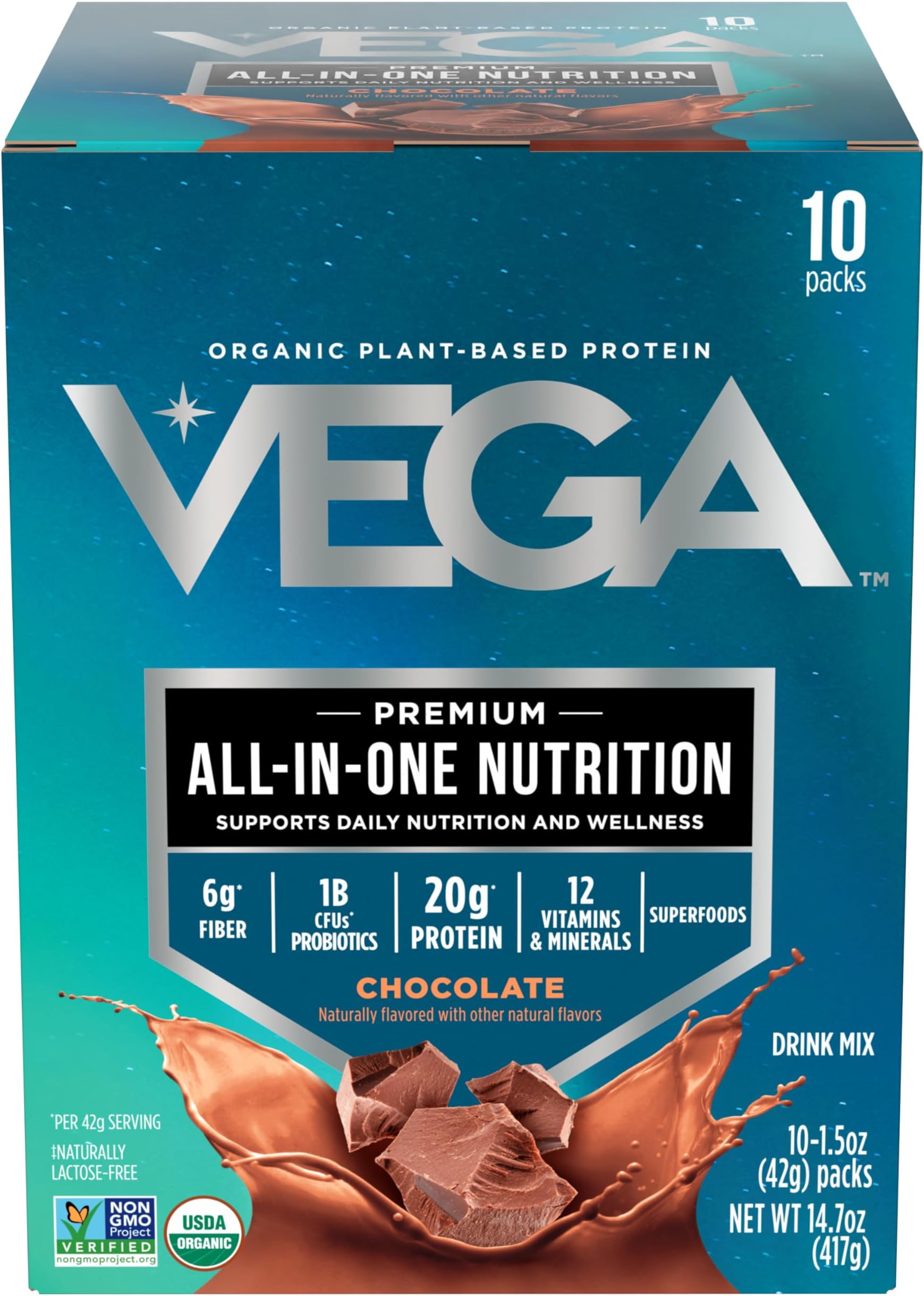 One Organic Chocolate, 10 x 42 gm