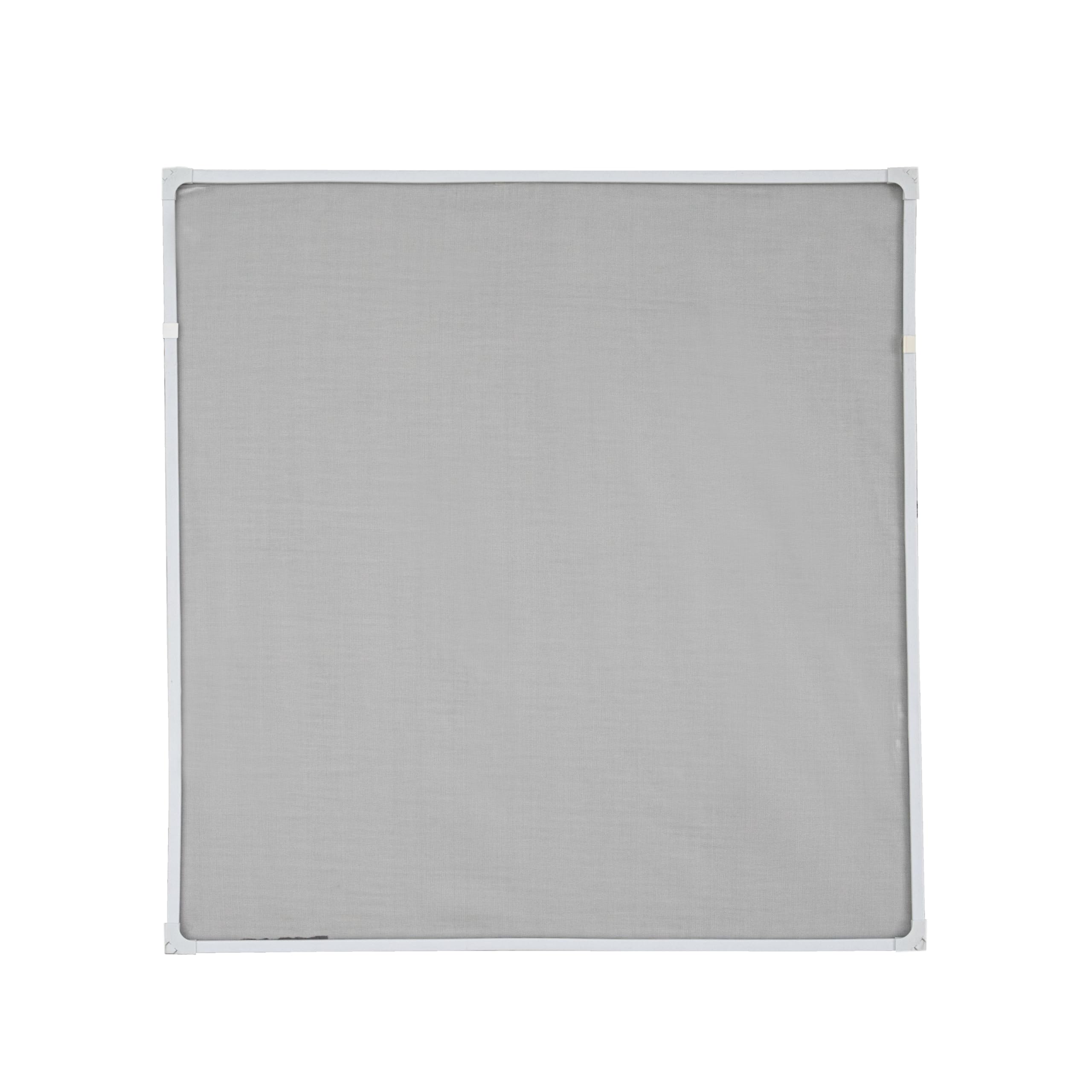 Amig - Magnetischer Insektenschutz für Fenster - 130 x 150 cm - Weißer PVC-Rahmen - Graues Glasfasergewebe - Zuschneidbar und anpassbar - Mod. MM02
