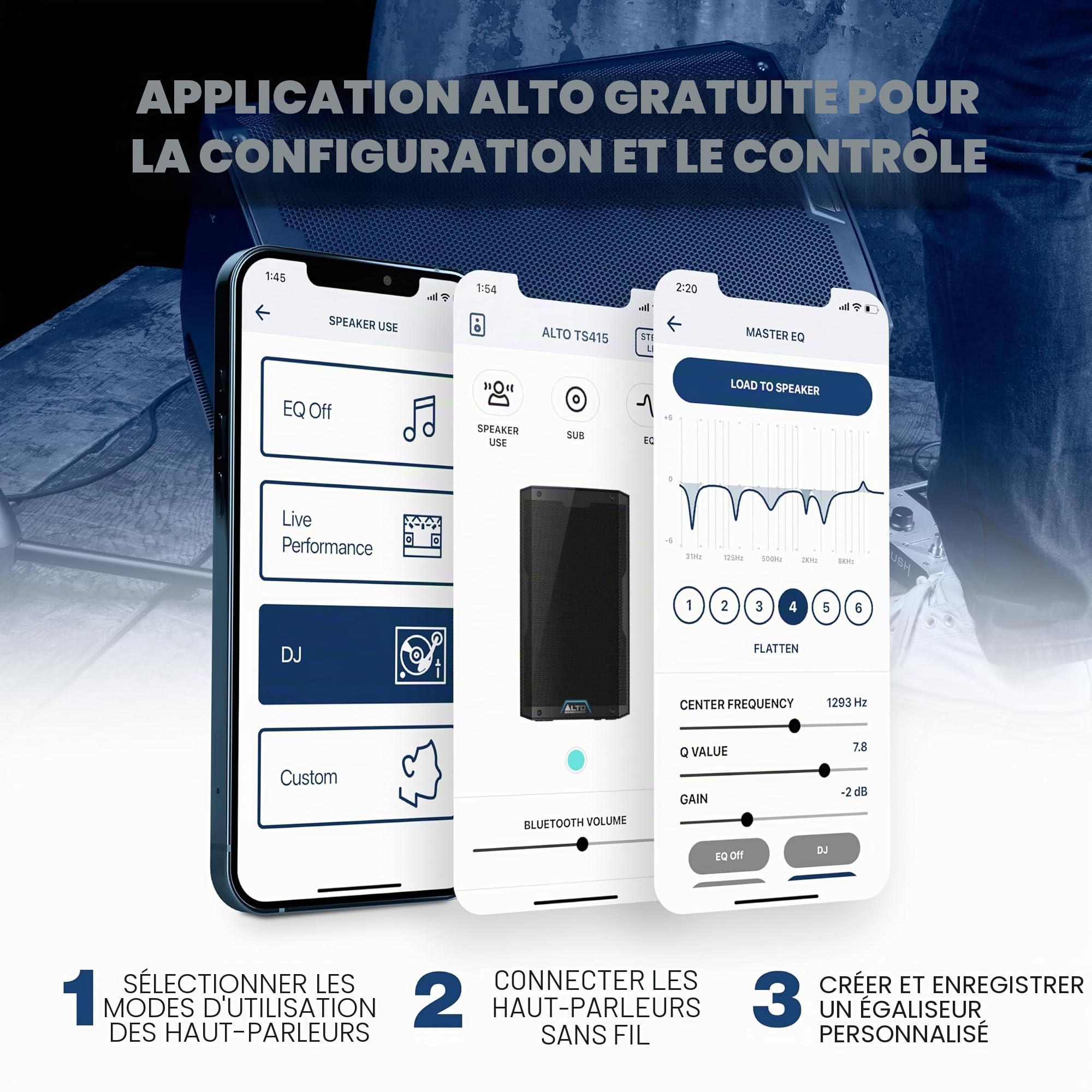 Alto Professional TS415 et Housse pour TS415 – Enceinte Active Bluetooth 15" de 2500W avec mixeur 3 canaux, Connexion sans Fil, DSP et Housse de Protection résistante pour Enceinte