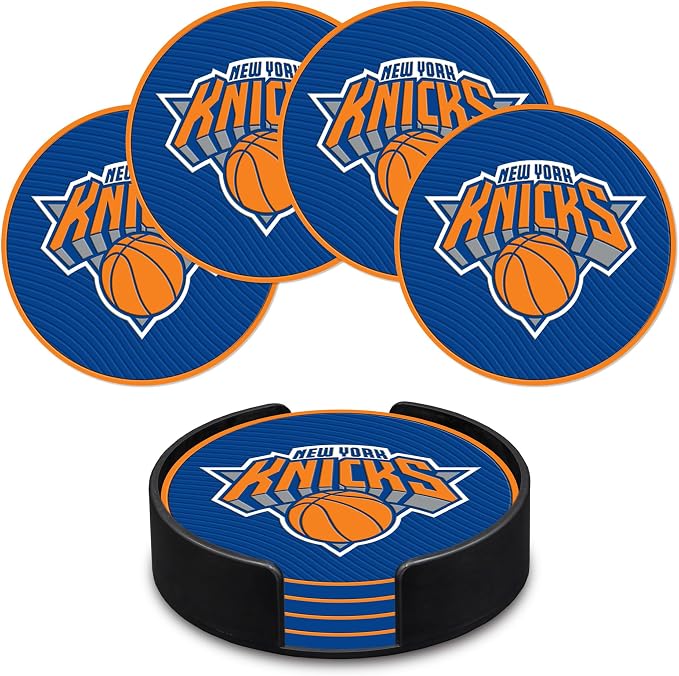 Rico Industries NBA Basketball Standard Classic Favorites: PVC Coaster Set (4-Pack)