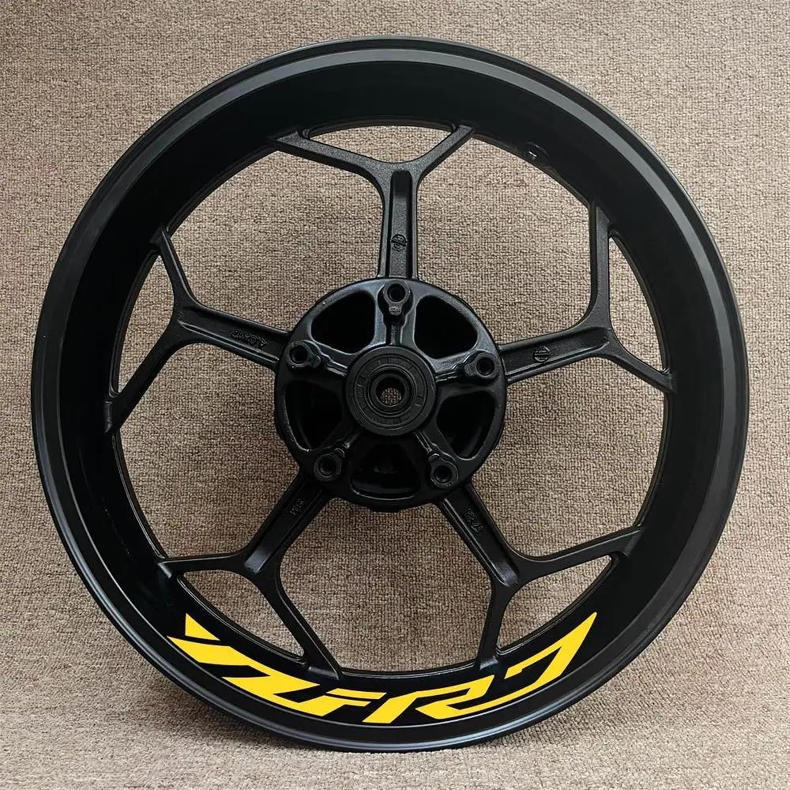 Yueyzhk Style 15 Motorcycle Wheel Sticker Racing Rim Stripe Decal Decoration Accessories For Yamaha Yzfr7 Yzf-R7(Style 15)