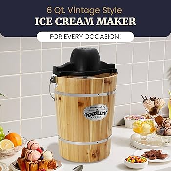 木製バケツ型アイスクリームメーカー　骨董品 木製バケツ型アイスクリームメーカー 骨董品