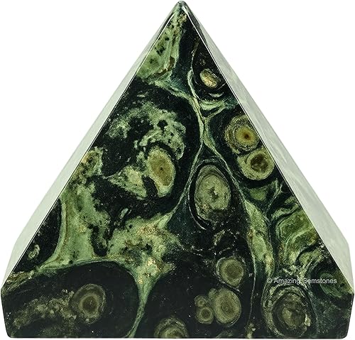 Miniatura 446 de Amazing Gemstone Lapis Lazuli Pyramid Crystal Healing Stones - 2" Great Pyramid Figurine of Natural Stone Pyramid for Meditation, Reiki, Chakra