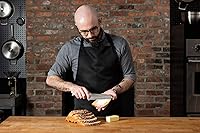 Vista 4 de Babish - Juego de cubertería con funda enrollable para cuchillos, alemán (3 piezas, acero inoxidable).