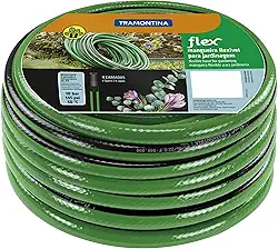 MANGUEIRA JARDIM FLEX ESPECIAL LISTRADA EM PVC, SEM ENGATES, COM 10 METROS