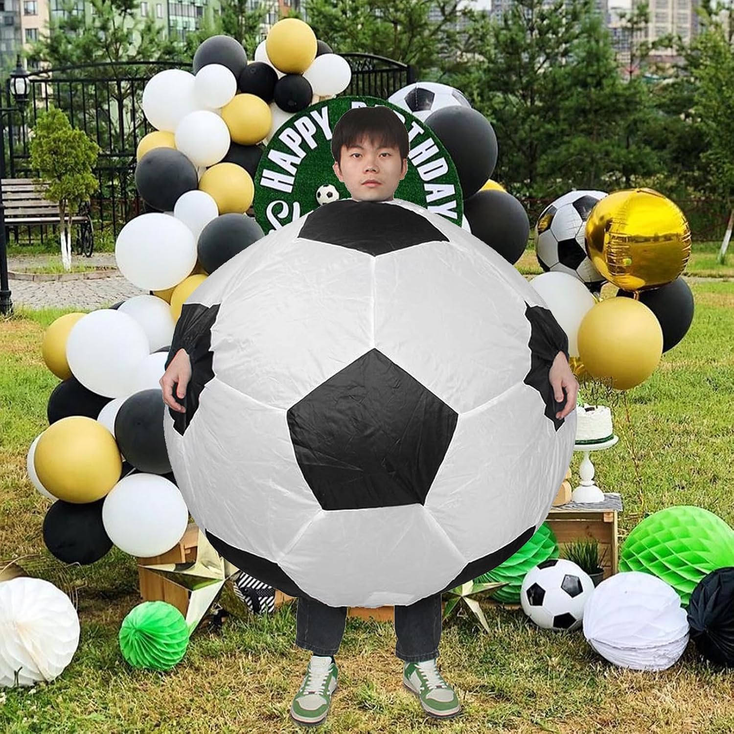 VALICLUD Inflatable Football Costumes, Cosplay Outfits, Performance Costumes, Atmosphere-boosting Cheerleading Parties, Mall Performances, Mascots for Men And Women