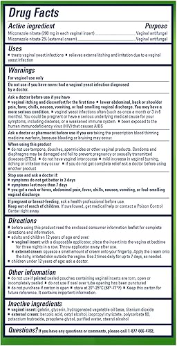 Miniatura 16 de Monistat 3 Tratamiento Vaginal Antifúngico 3 días de tratamiento, paquete combinado, 443005A2C, paquete combinación cura y picazón supositorios