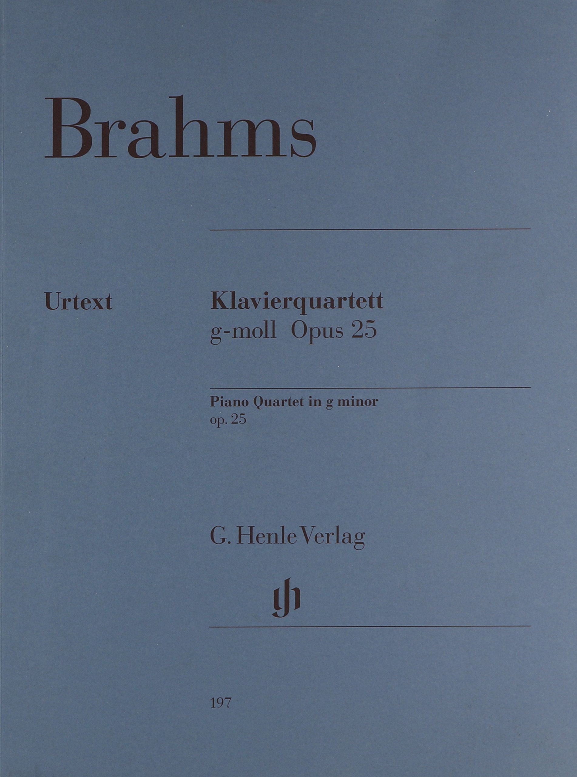 Brahms　Klavierquartett g-moll Opus25 Deutsche Grammophon Johannes Brahms Klavierquartett g-moll