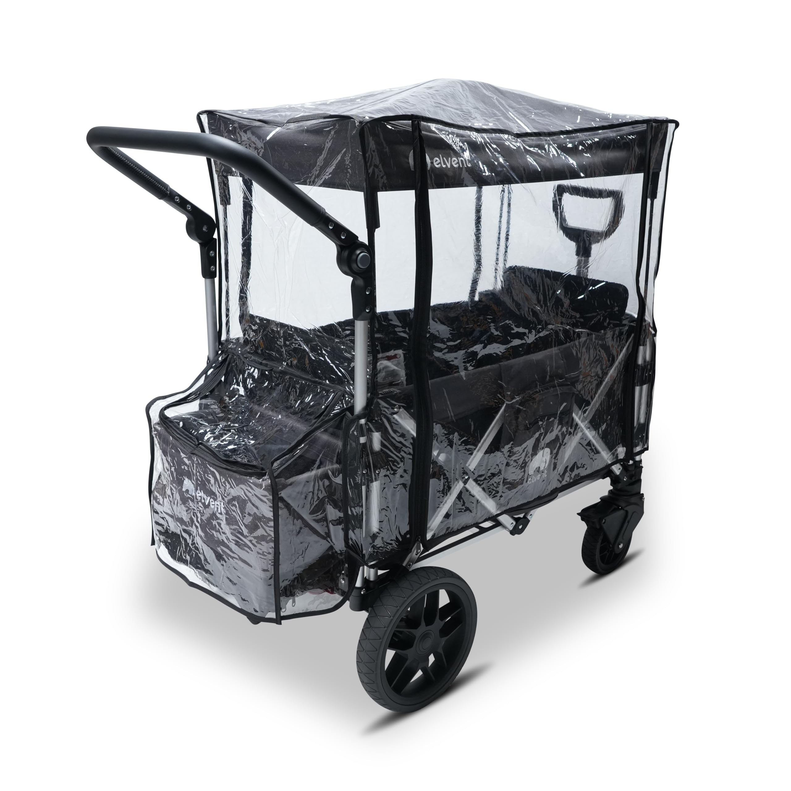 elvent® Regen- und Windschutz für FamilyStar 2 | Bollerwagen-Regenschutz