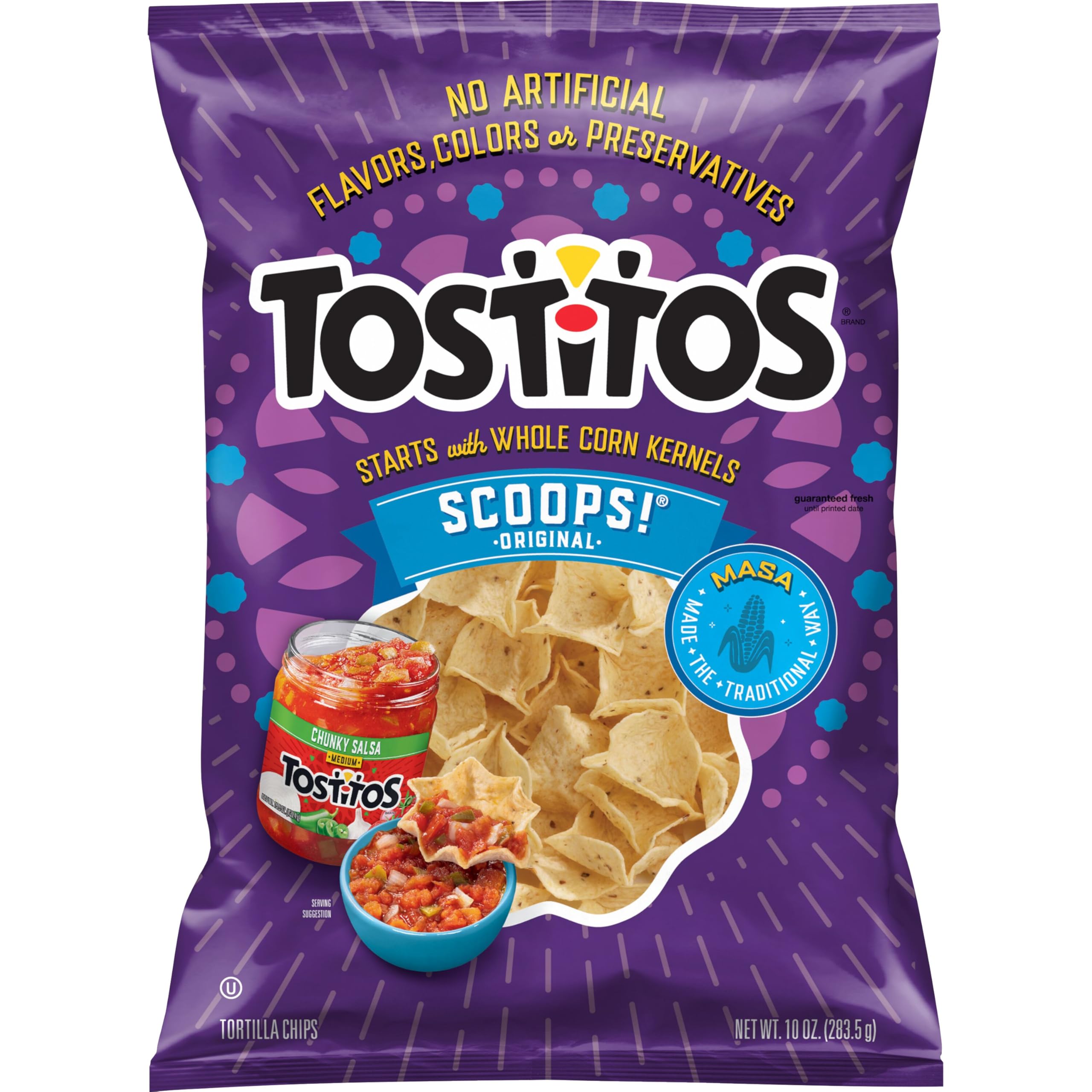 Scoops Tortilla Chips, 10oz Bag
