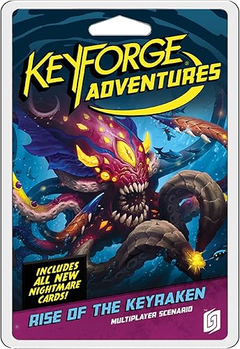 Ghost Galaxy Keyforge Adventures Rise of The Keyraken - Juego de cartas | Estrategia con modo solo y cooperativo para mayores de 14 años, 1-3
