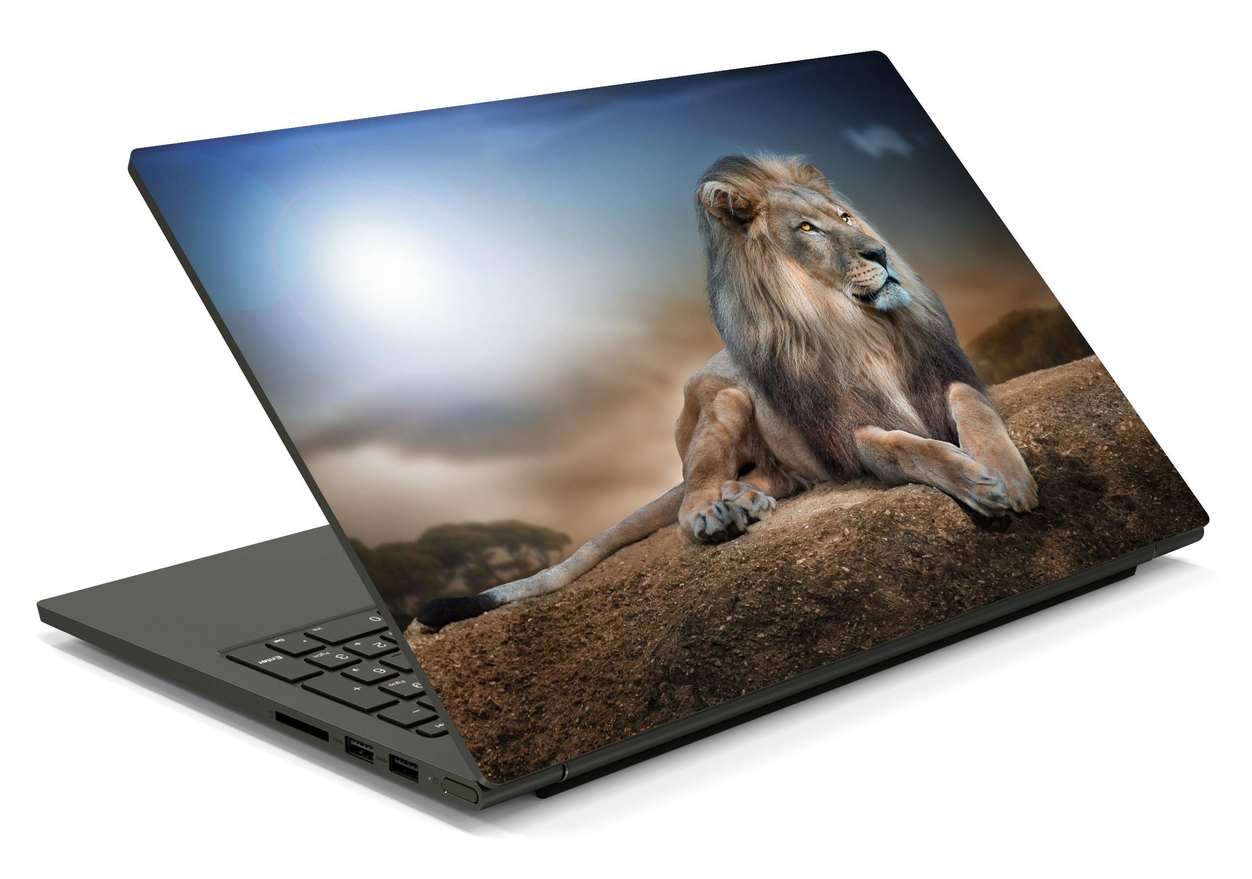 ISEE 360® Laptop Skin Cover Laminated The Lion Story Abstract Stickers and Free Track pad Skin Girls Boys Kids Students Office Vinyl Printed Multicolored HD Quality Sticker 14 Inches as82 (B08PTZ97P9) Amazon Price History, Amazon Price Tracker