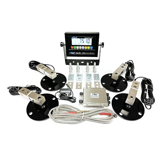 SellEton SL-720-414B - Kit de pesaje de celdas de carga de haz de cizalla NTEPLegal para el comercio (multipropósitobáscula de piso) 1 k lb (4) x