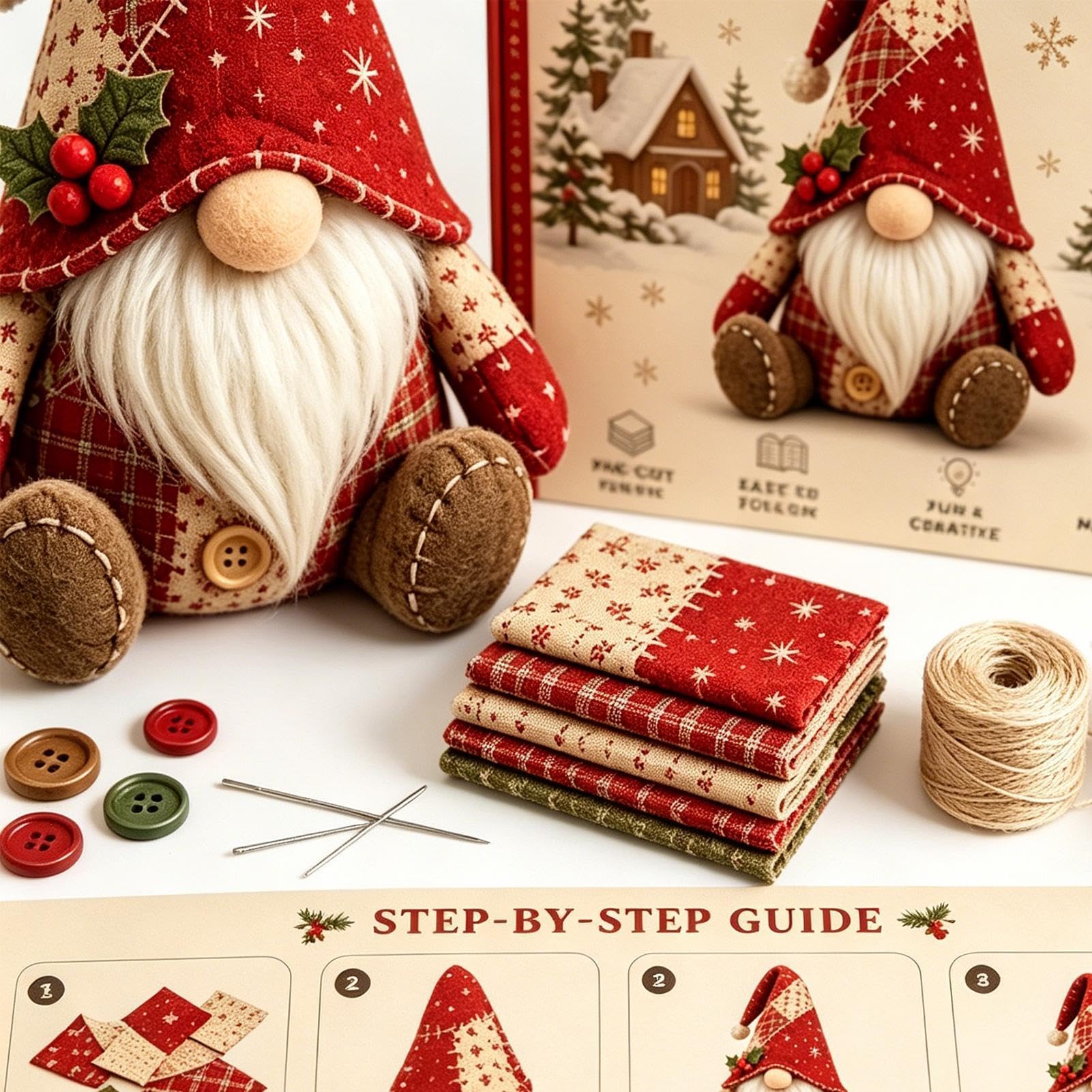 Kit fai da te gnomi Decorazione Casa Completa Carina | Kit Decorazioni Gnome Fai Da Te Per Adulti Per Lezioni D'Arte Soggiorno Scrivania Mensola Donne Bambini Amanti 'Artigianato
