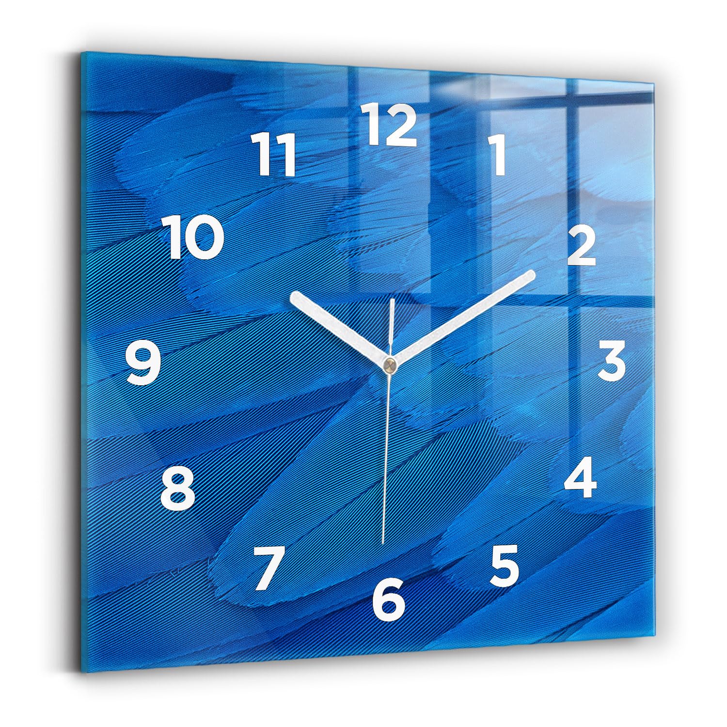 Horloge de qualité supérieure Wallfluent design carrée moderne