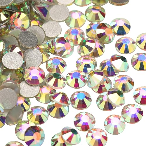 Jollin Glue Fix Crystal AB Flatback Rhinestones(ss20 1440pcs)