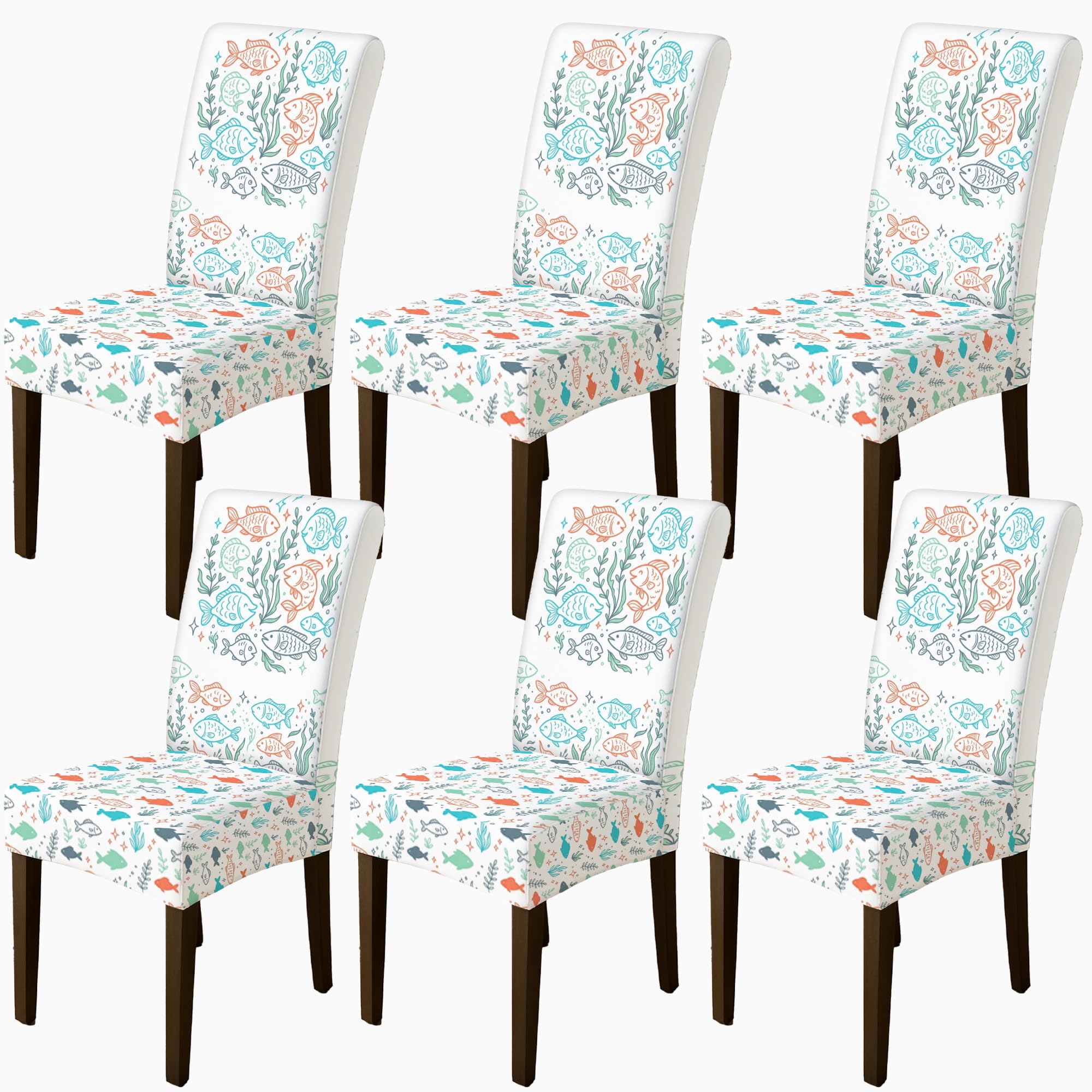 Housse de chaise poisson lavable pour rénover vos sièges tachés