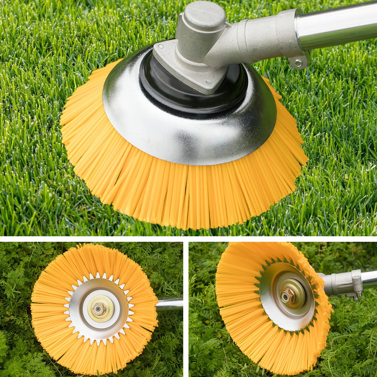 Brosse De Désherbage Ronde Pour Débroussailleuse, Soie De Nylon, Brosse