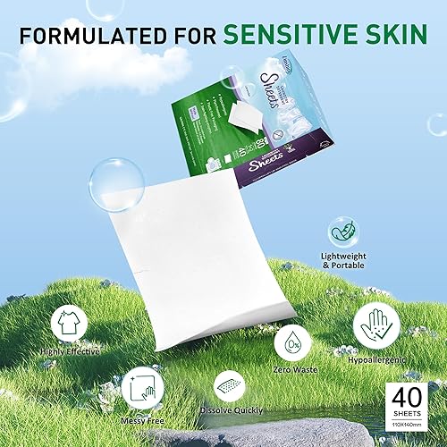 Miniatura 6 de Zinshine Lavender - Sábanas de detergente para ropa ecológicas, sábanas hipoalergénicas, aroma a lavanda, para viajes, apartamentos, dormitorios,