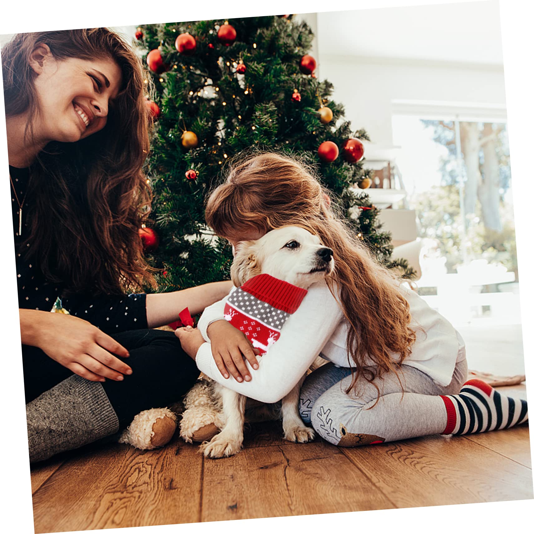 BESPORTBLE 3 Pz Maglione per Animali Domestici Costume Cane Natale Vestiti Cane Natale Cucciolo Giacca Invernale per Cuccioli Maglioni Natalizi Prodotti per Animali Vestiti per Cani