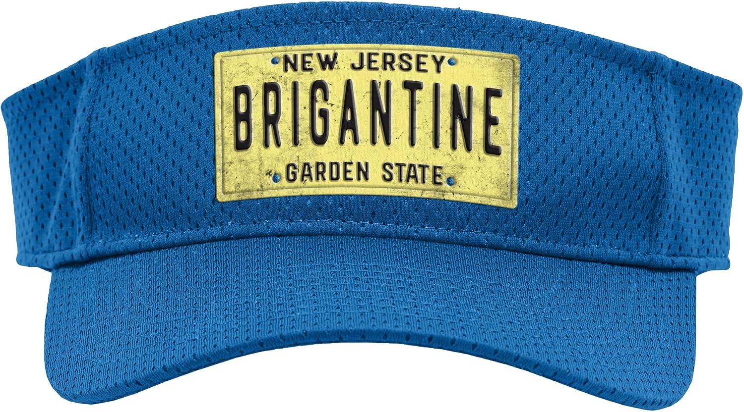 Brigantine New Jersey NJ Beach Retro Home License Plate Sport Sun Visor