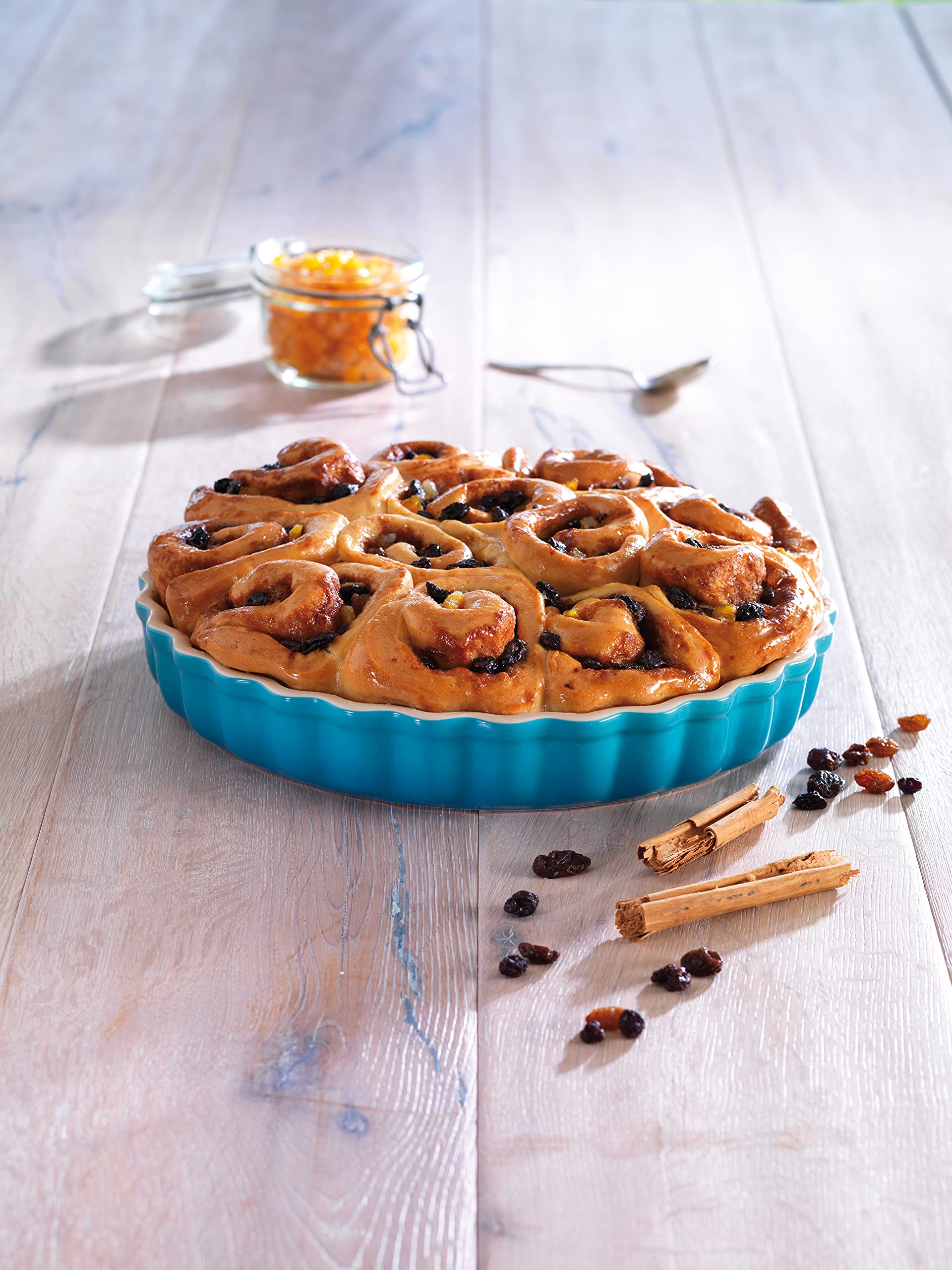 Le Creuset Tarteform aus Steinzeug, 28 cm, 2.1 Liter, Karibik, 71120281700001