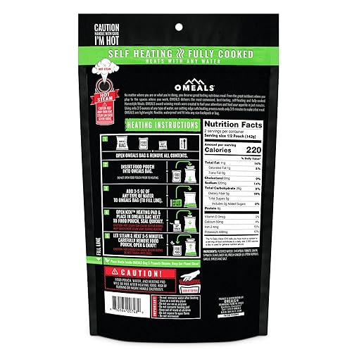 Miniatura 2 de OMEALS Chickpea Masala MRE - Alimento sostenible para exteriores, de alta calidad, larga vida útil, sin gluten, vegano, totalmente cocido con