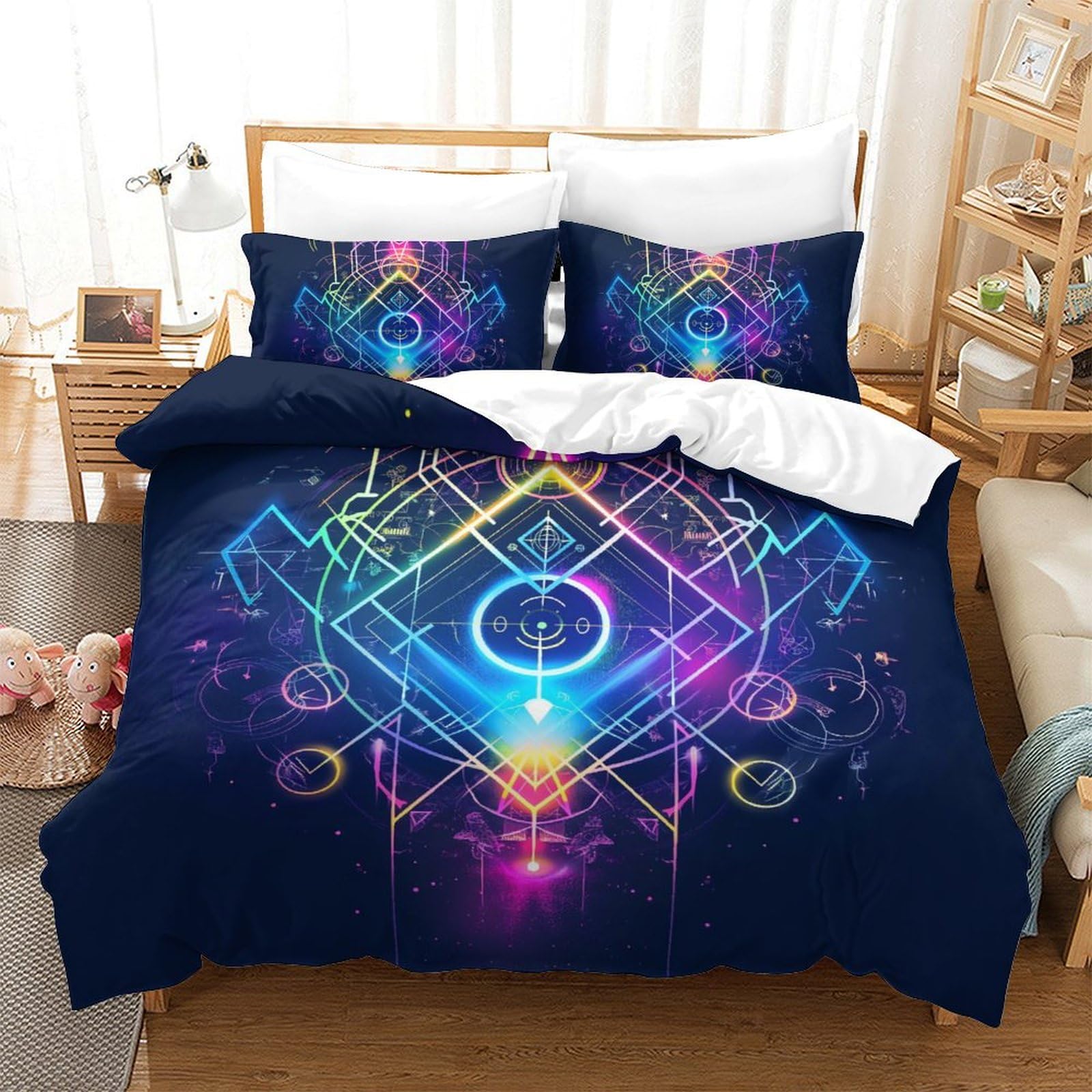 Housse de couette douce 3 pièces lit King pour rénover votre déco