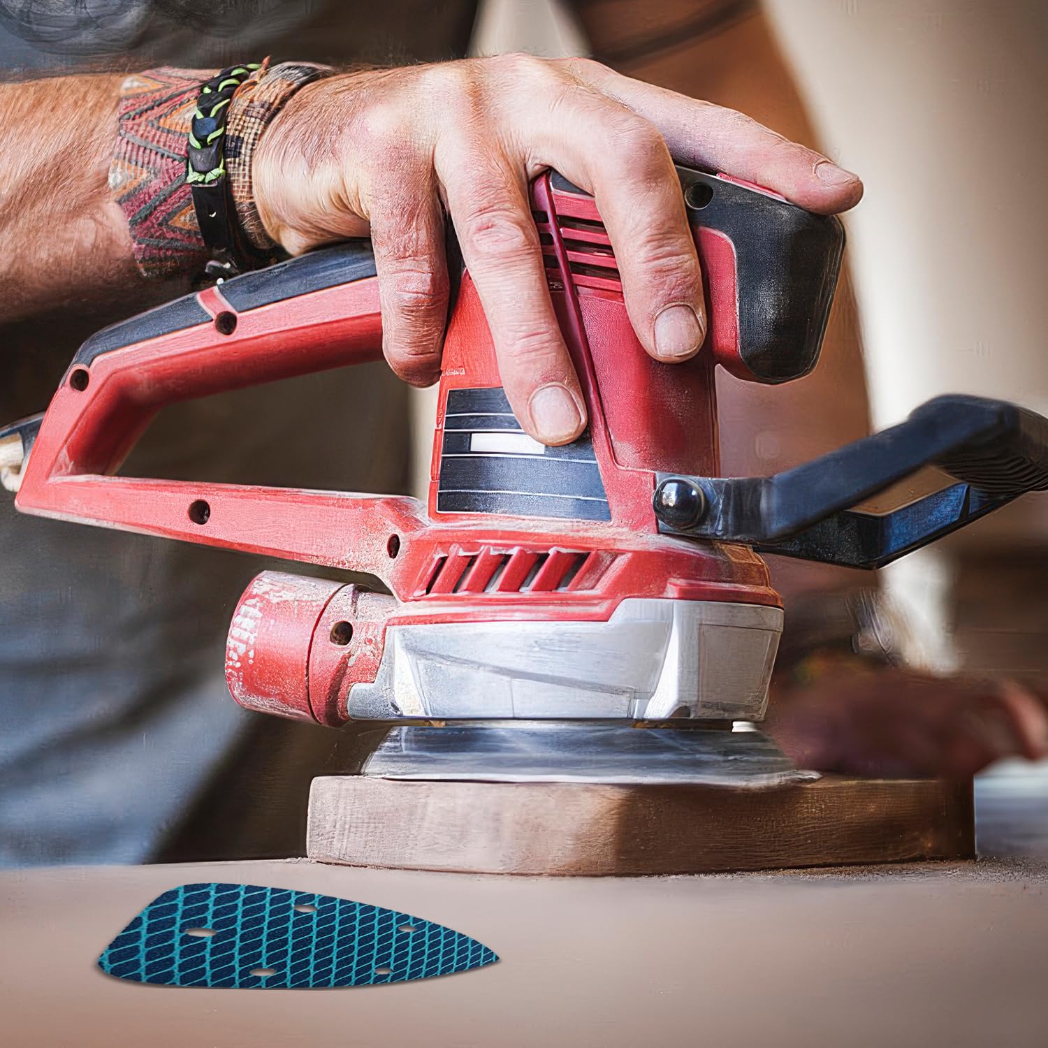 Set 60 Carte Vetrate Per Levigatrici - 6 Granature 40-180 Con Fori Antintasamento - Foto 11