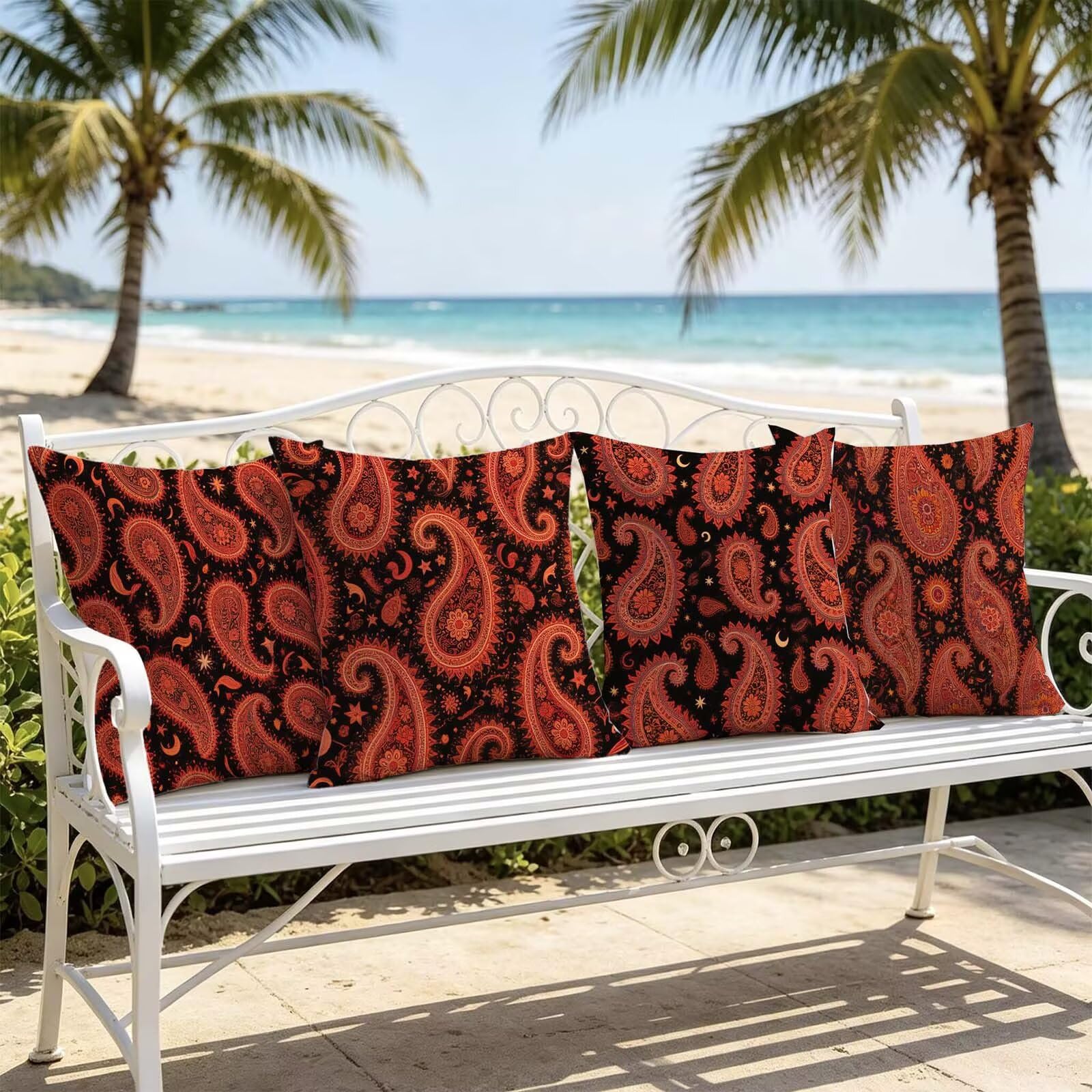 Kopfkissenbezug Stripe Wasserdicht Outdoor 50x50cm Kissenbezug THDZ-0993