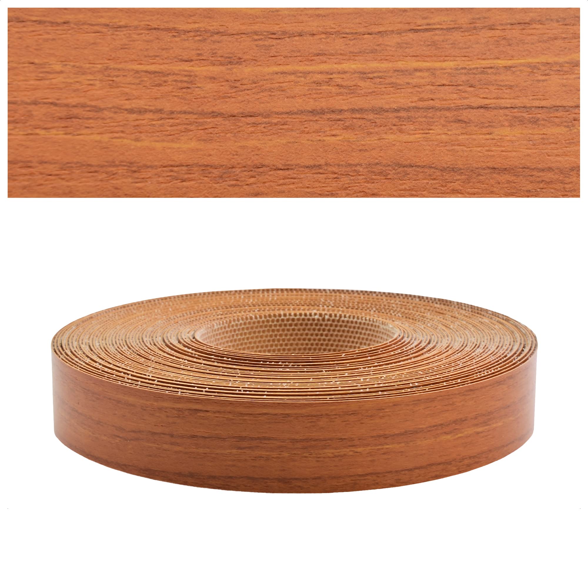 Mprofi MT® Melamine Edge Banding Cherry Natural | 22mm X 50m | Melamine Edging Tape | Iron-On Edge Trim with Hot Melt Adhesive | Durable & Easy to Apply for Furniture, Shelves & Worktops — image 1