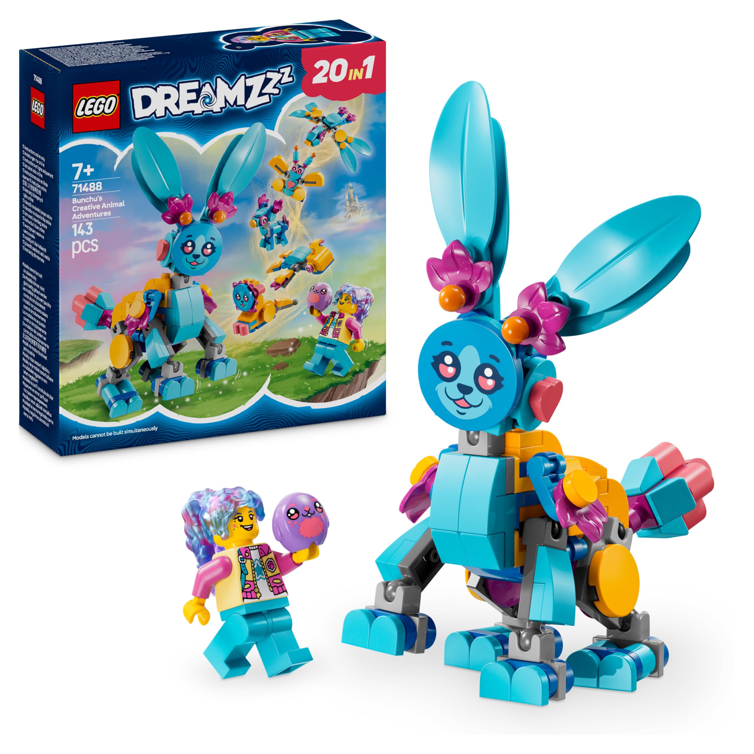 LEGO DREAMZzz Bunchu's Creative Animal Adventures Rebuildable