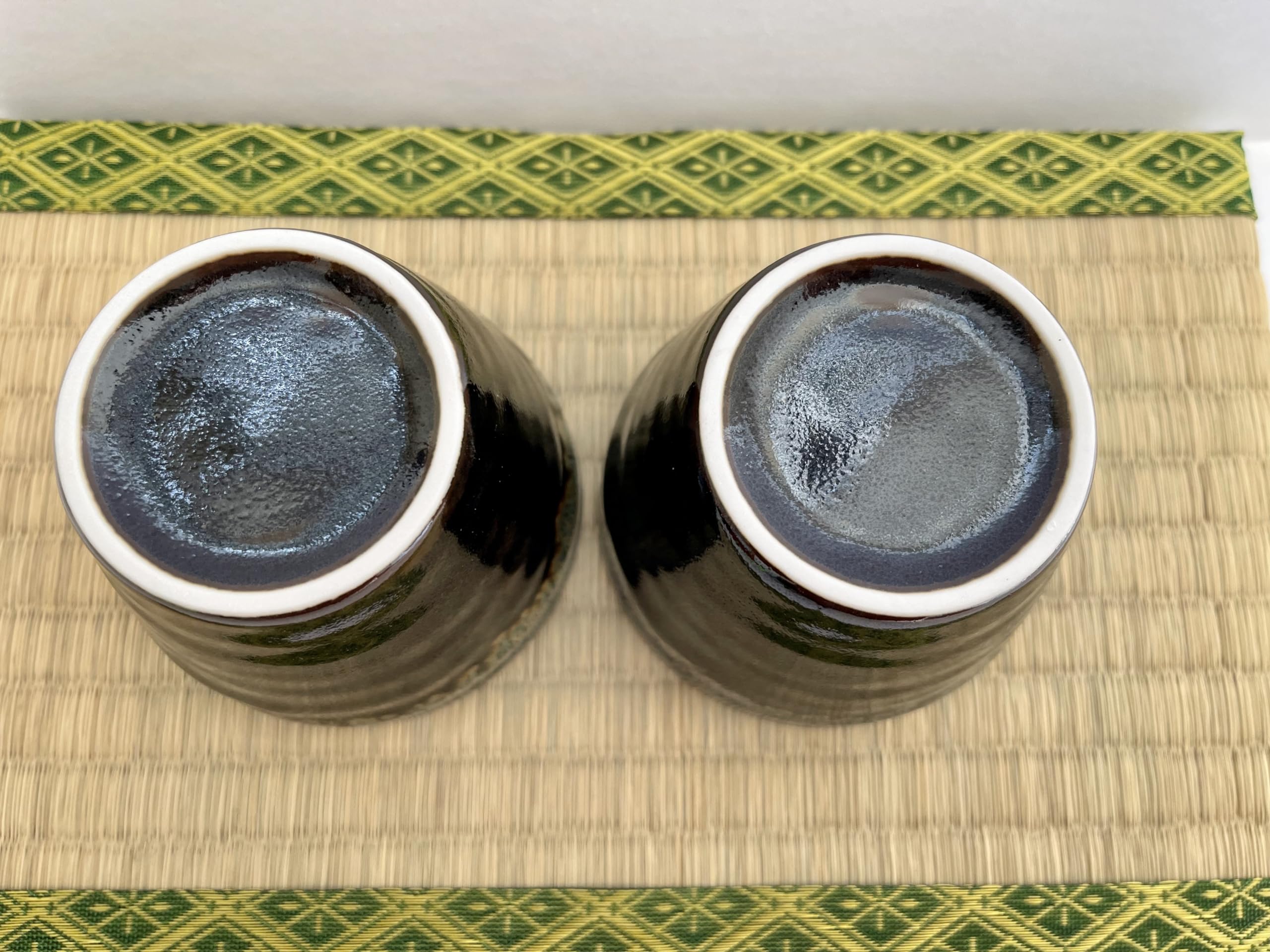 Amazon.com | Japanese Mino Ware Ceramic Soba Choko Cups 7.4 Fluid