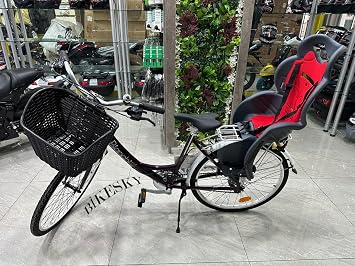 BIKE SKY Unisex Kids Gray-Red Htp Design Italian Bicycle Seat Luggage Mounting