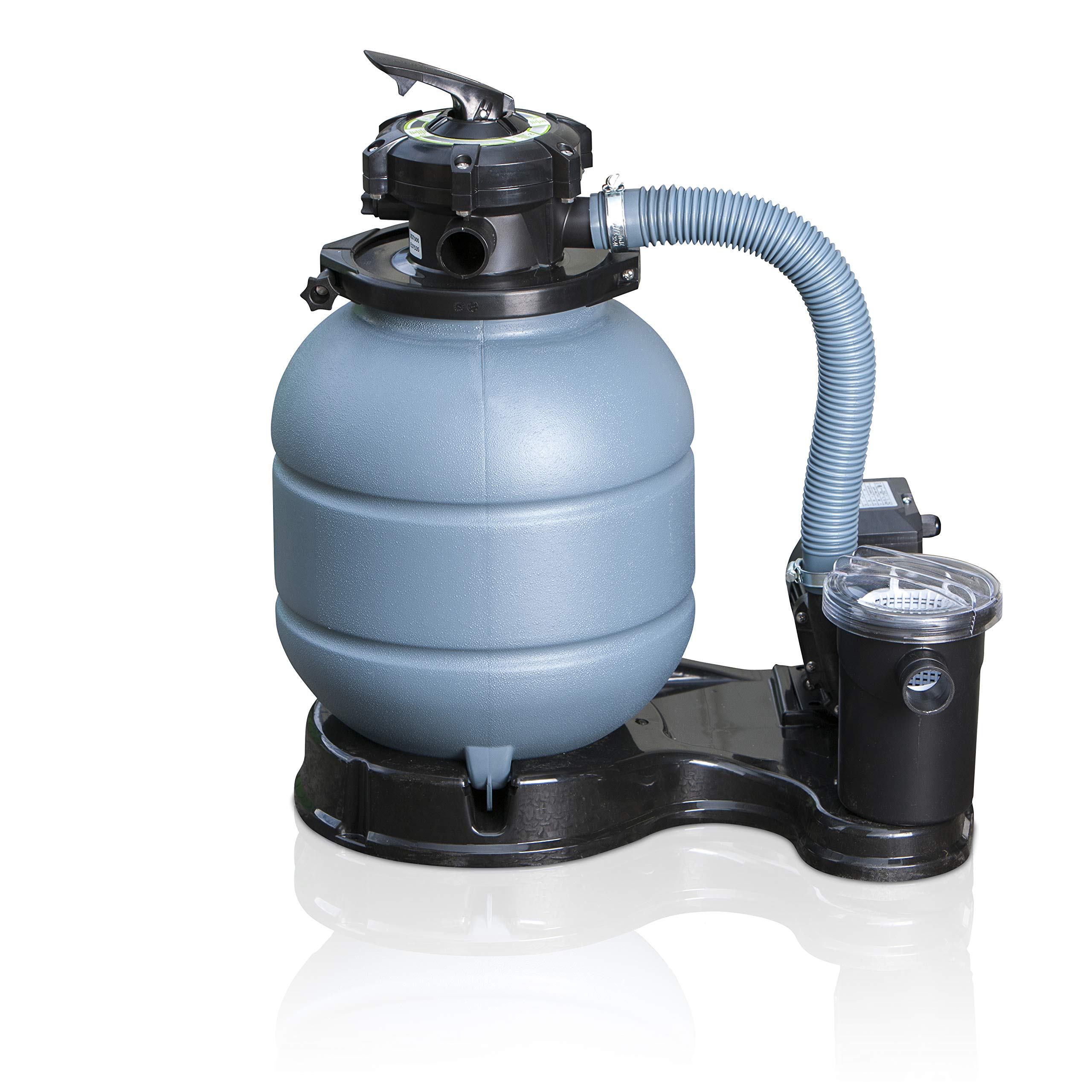 Gre' POMPA FILTRO A SABBIA  4000 l/h 180W Ø320 mm VALVOLA 5 POSIZIONI MANOMETRO-PREFILTRO