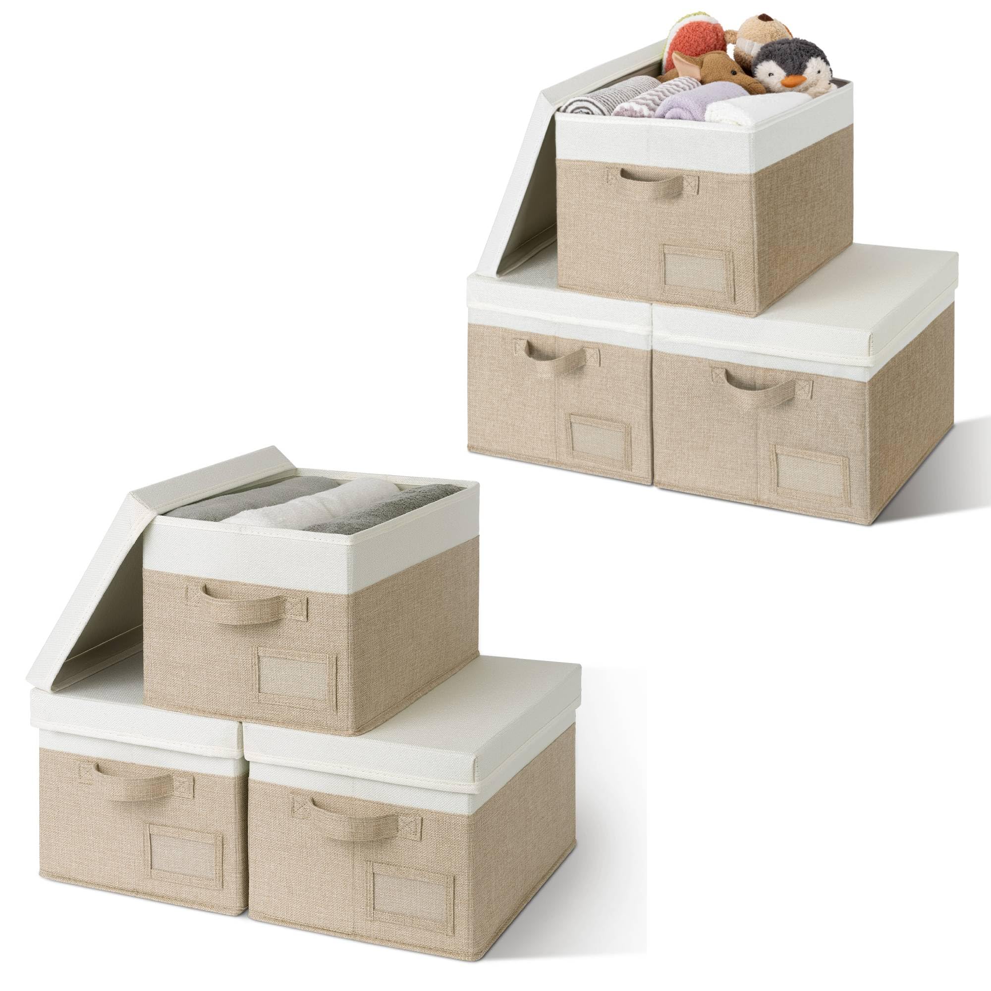 GRANNY SAYS Set di Scatole Tessuto con Coperchio e Scatole Portaoggetti con Coperchio