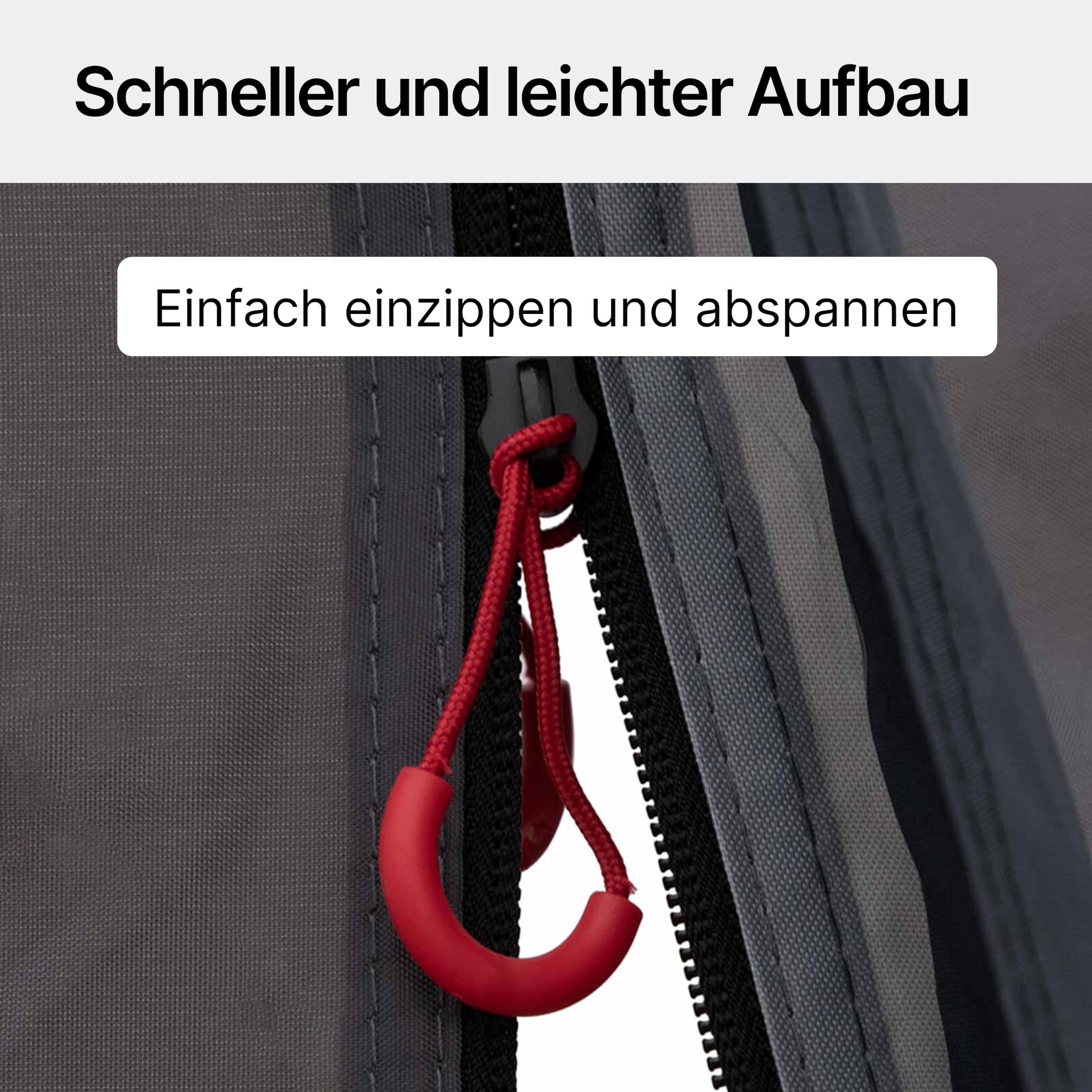 qeedo Motor Canopy Door, passende Vordertür für qeedo Motor Canopy Bus Vorzelt