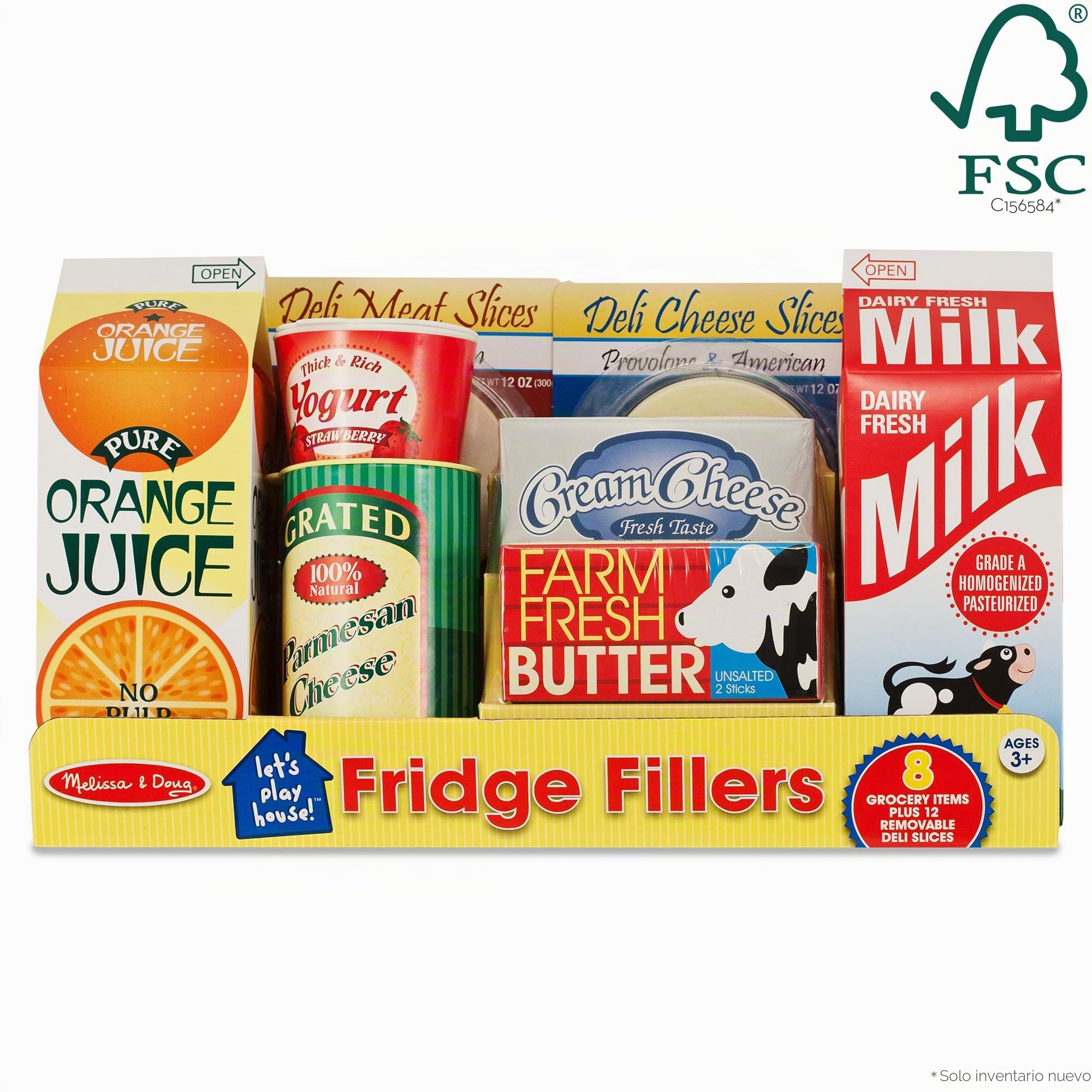 Let's Play House! Fridge Groceries: Play House - Kitchens & Play Sets