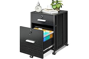 Compact Home Office Filing Cabinet with Lock