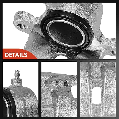 Miniatura 7 de A-Premium Conjunto de pinza de freno de disco sin soporte compatible con modelos Mazda seleccionados - Miata 1990 1991 1992 1993 1.6L - Lado