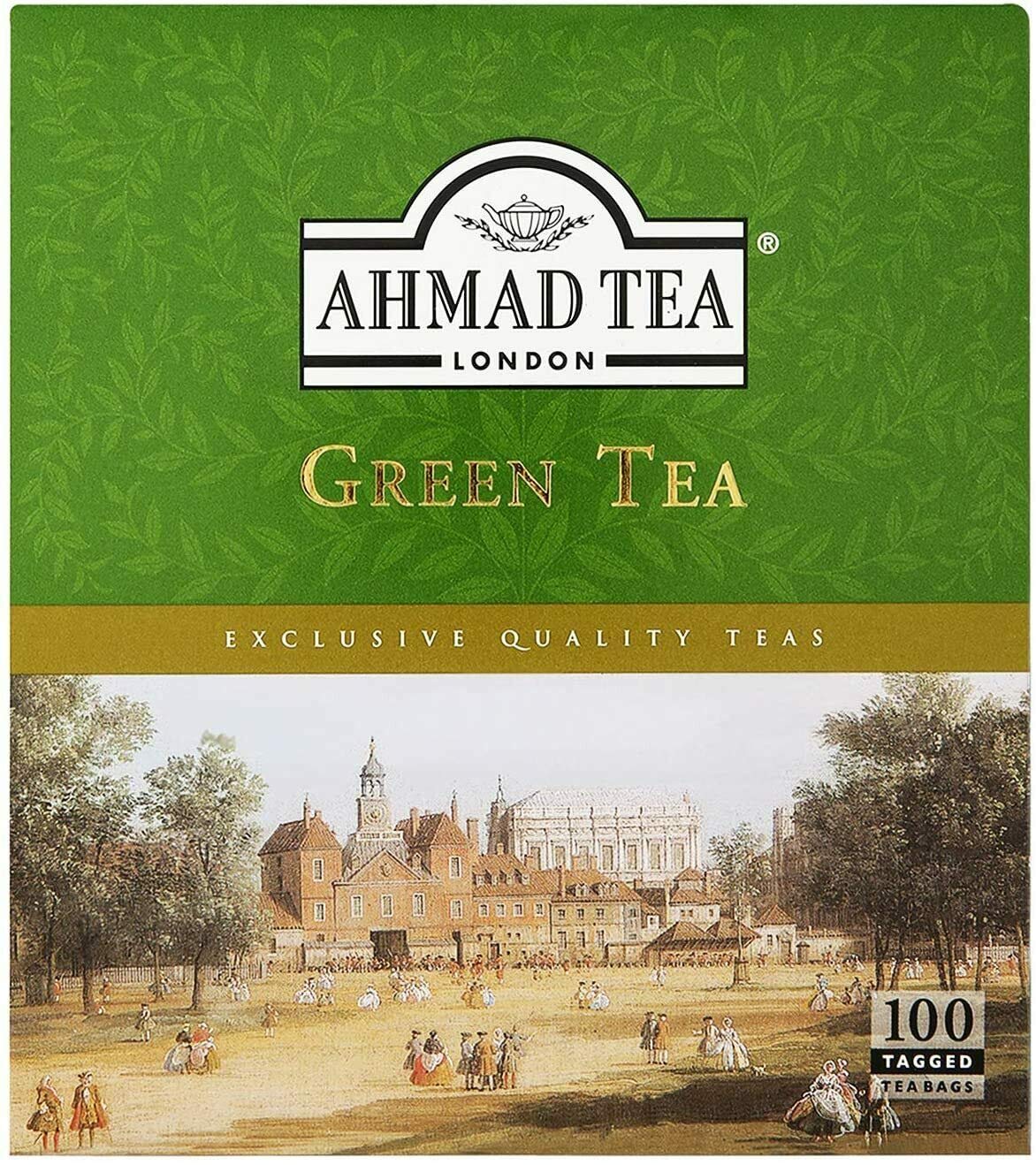 Organic Tagged Green 100 Teabags | 100% Natural | Fresh Harvest | Premium Quality (Multipack of 2 x 50 Tea Bags)